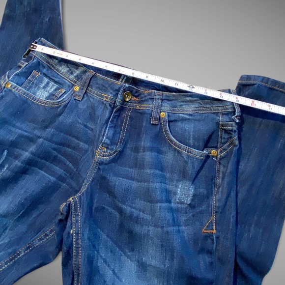 Forever 21 Distressed Low Rise Jeans Sz 30 low rise - Picture 6 of 12